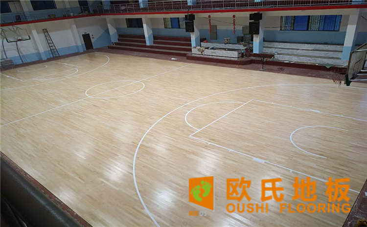 烏魯木齊柞木體育木地板安裝