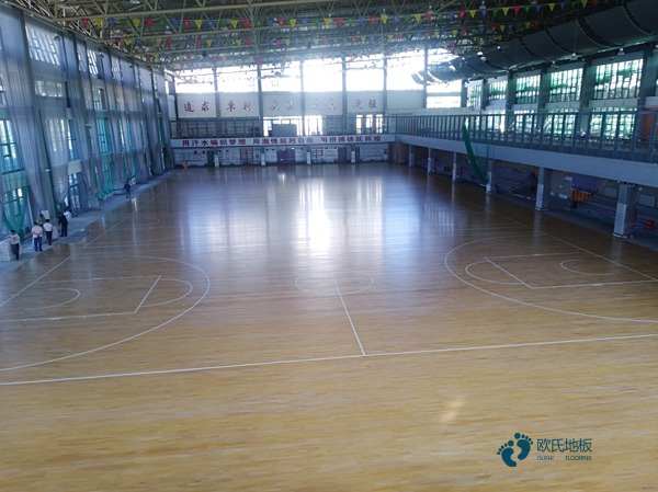 指接板運動體育地板施工技術方案