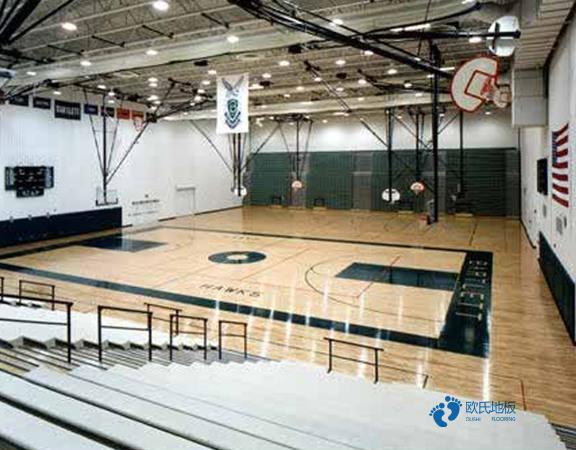五角楓體育館實木地板施工技術方案