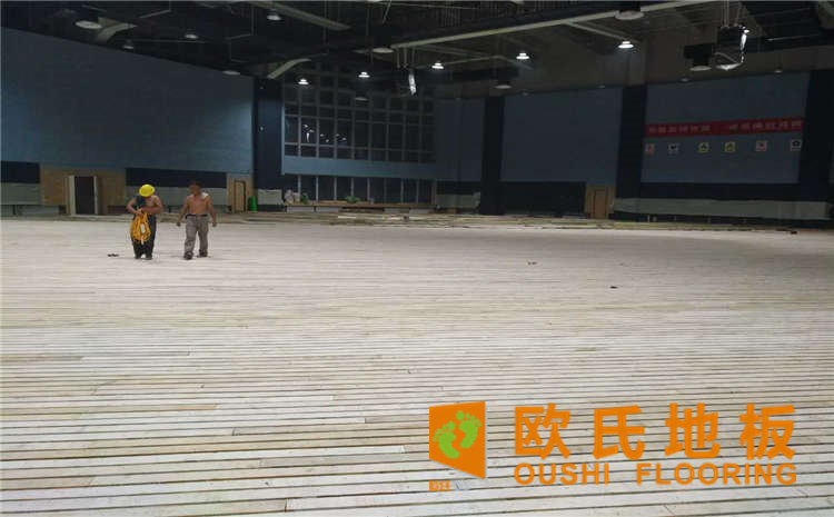 拼接板運(yùn)動(dòng)籃球地板安裝工藝