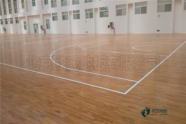 硬木企口排球館木地板主輔龍骨結(jié)構(gòu)