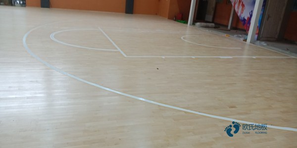 指接板NBA籃球場木地板施工技術方案