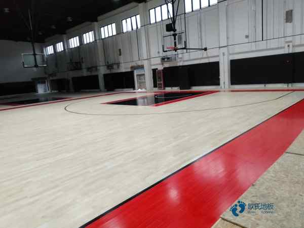 柞木籃球館木地板安裝工藝
